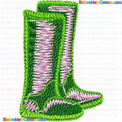 Shoes 27 Embroidery Design