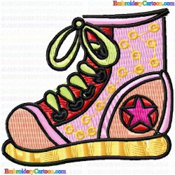 Shoes 28 Embroidery Design