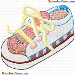 Shoes 3 Embroidery Design