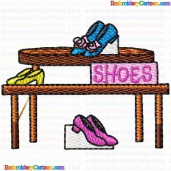 Shoes 40 Embroidery Design