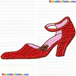 Shoes 66 Embroidery Design