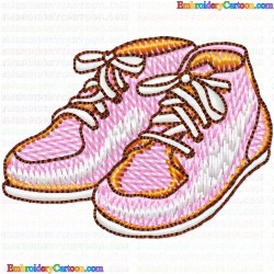 Shoes 70 Embroidery Design