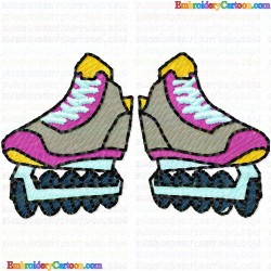 Shoes 77 Embroidery Design