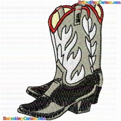 Shoes 85 Embroidery Design