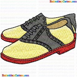 Shoes 91 Embroidery Design