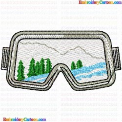 Ski 42 Embroidery Design