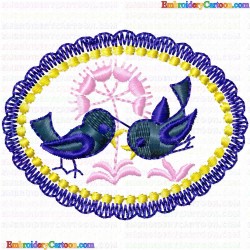 Small Birds 138 Embroidery Design