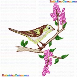 Small Birds 250 Embroidery Design