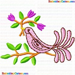 Small Birds 363 Embroidery Design