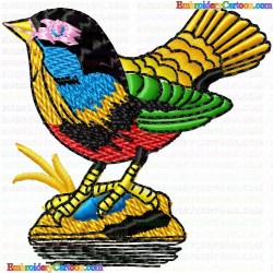 Small Birds 423 Embroidery Design