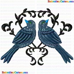 Small Birds 453 Embroidery Design