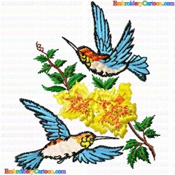 Small Birds 455 Embroidery Design