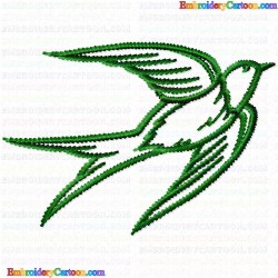 Small Birds 462 Embroidery Design