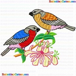 Small Birds 470 Embroidery Design