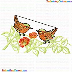 Small Birds 84 Embroidery Design