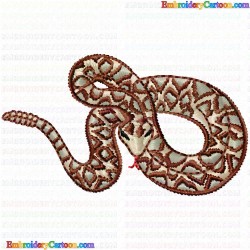 Snake 13 Embroidery Design