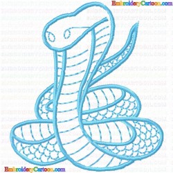 Snake 16 Embroidery Design