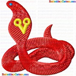 Snake 20 Embroidery Design