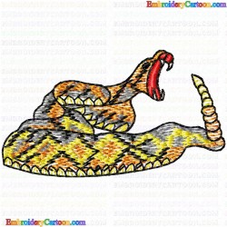 Snake 2 Embroidery Design