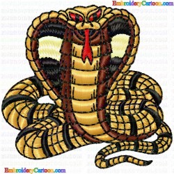 Snake 3 Embroidery Design