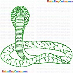 Snake 5 Embroidery Design