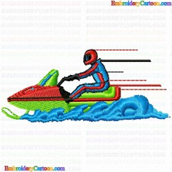 Snowmobile 1 Embroidery Design