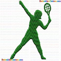 Sports Silhouette 35 Embroidery Design