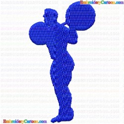 Sports Silhouette 37 Embroidery Design