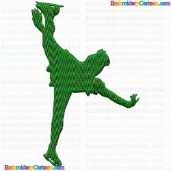 Sports Silhouette 57 Embroidery Design