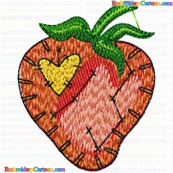 Strawberry 10 Embroidery Design