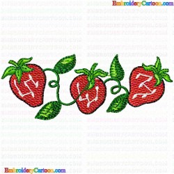 Strawberry 12 Embroidery Design