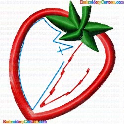 Strawberry 2 Embroidery Design