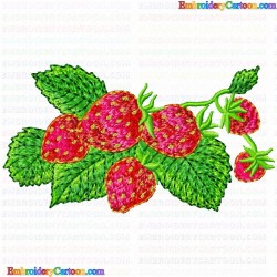 Strawberry 32 Embroidery Design