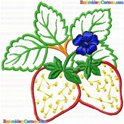 Strawberry 3 Embroidery Design