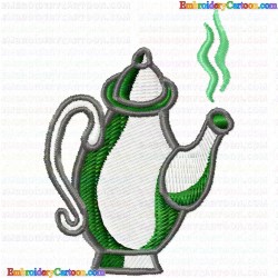 Teapots 104 Embroidery Design