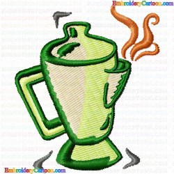 Teapots 106 Embroidery Design