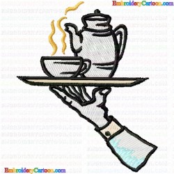 Teapots 108 Embroidery Design