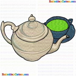 Teapots 127 Embroidery Design