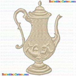 Teapots 131 Embroidery Design