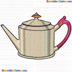 Teapots 134 Embroidery Design