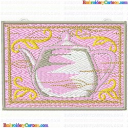 Teapots 143 Embroidery Design