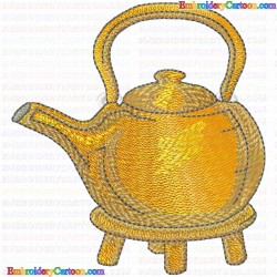 Teapots 146 Embroidery Design