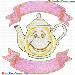 Teapots 155 Embroidery Design