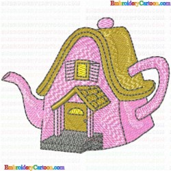 Teapots 17 Embroidery Design