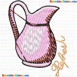 Teapots 26 Embroidery Design