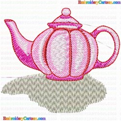 Teapots 34 Embroidery Design