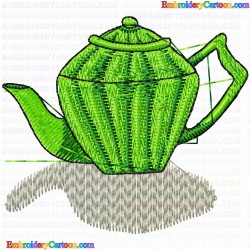 Teapots 35 Embroidery Design