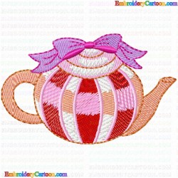 Teapots 44 Embroidery Design