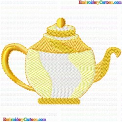 Teapots 54 Embroidery Design