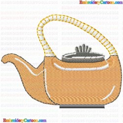 Teapots 56 Embroidery Design